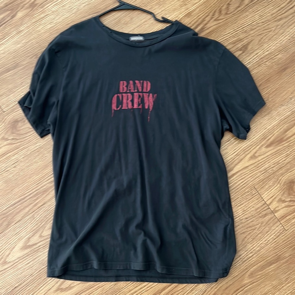 Band crew, H&M graphic tee vintage wash
